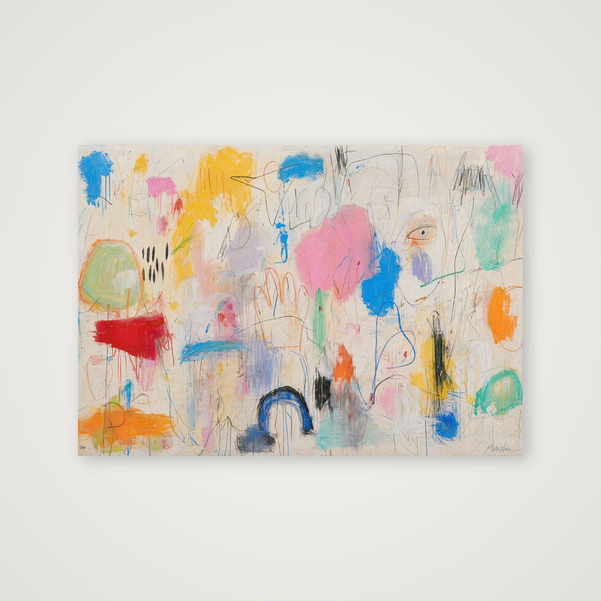 I Saw It First by Meta Noia, 100 × 70 cm limited edition abstract Giclée print