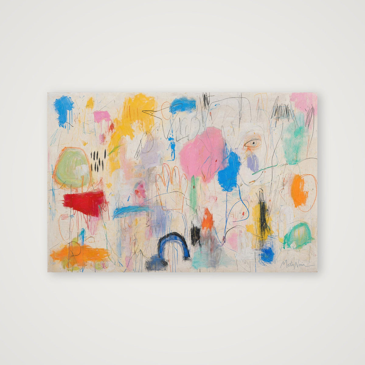 I Saw It First by Meta Noia, 45 × 30 cm limited edition abstract Giclée print